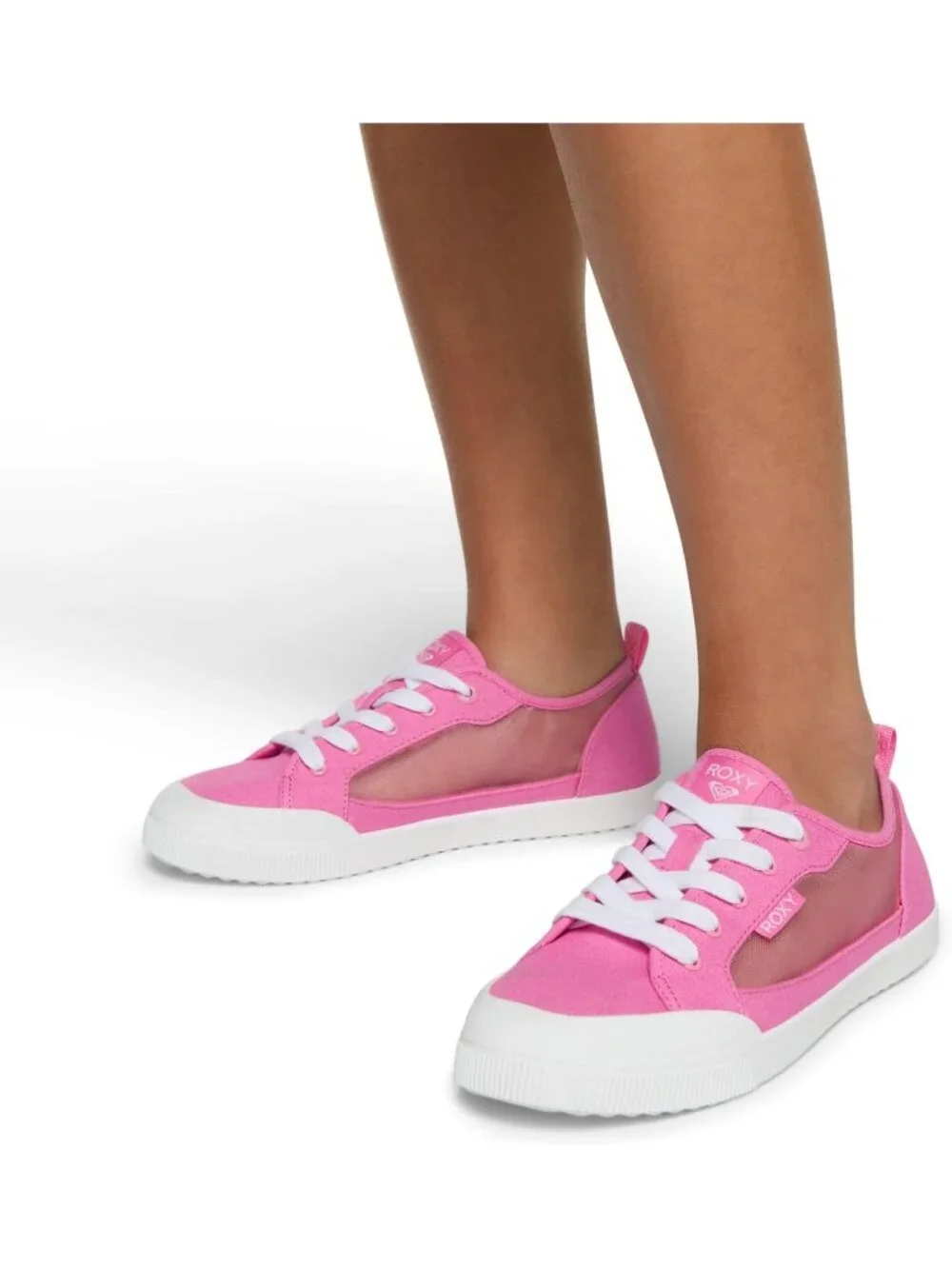 Women's Pink Lightweight Low Top Lace Up Casual Fashion Shorebreak Sneakers